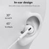 KP TECHNOLOGY 3.5mm In-Ear Wired Earphones Headphones For Oppo A78
