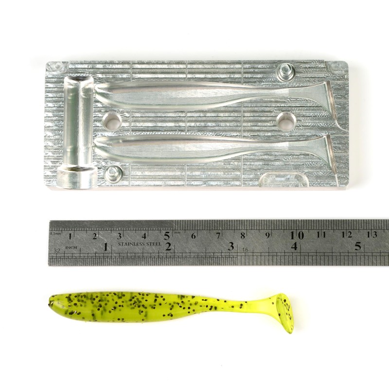 best_nj Soft Plastiс Lure Making Injection Fishing Mold Easy Shiner