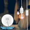 XEERUN E27 Lamp Socket with Switch with Plug, 3 x