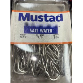Mustad 3407 O'Shaughnessy Salt Water Hook