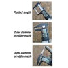 Spray foam gun nozzle，Spraying foam gun accessories，Reusable sealed small nozzles，replacement