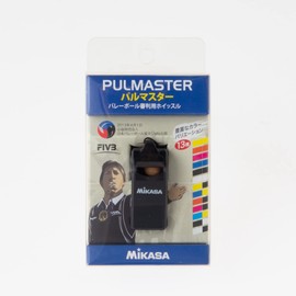 MIKASA PUL-BK International Volleyball Federation (FIVB) Whistle, Palmaster, Black