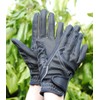Rhinegold Sport Riding Gloves-Medium-Black/Silver