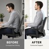 Memory Foam Lumbar Support Cushion for Car & Office Chair