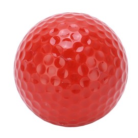 equlup Golf Floating Ball, 2 Layers Floating Golf Ball Not Submerged Float Water Stable Golf Ball Golf Practice Floater Ball for Outdoor Sports (Red)