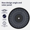 RAYSLIT Solar Flag Pole Light – 360° LED Illumination, Solar