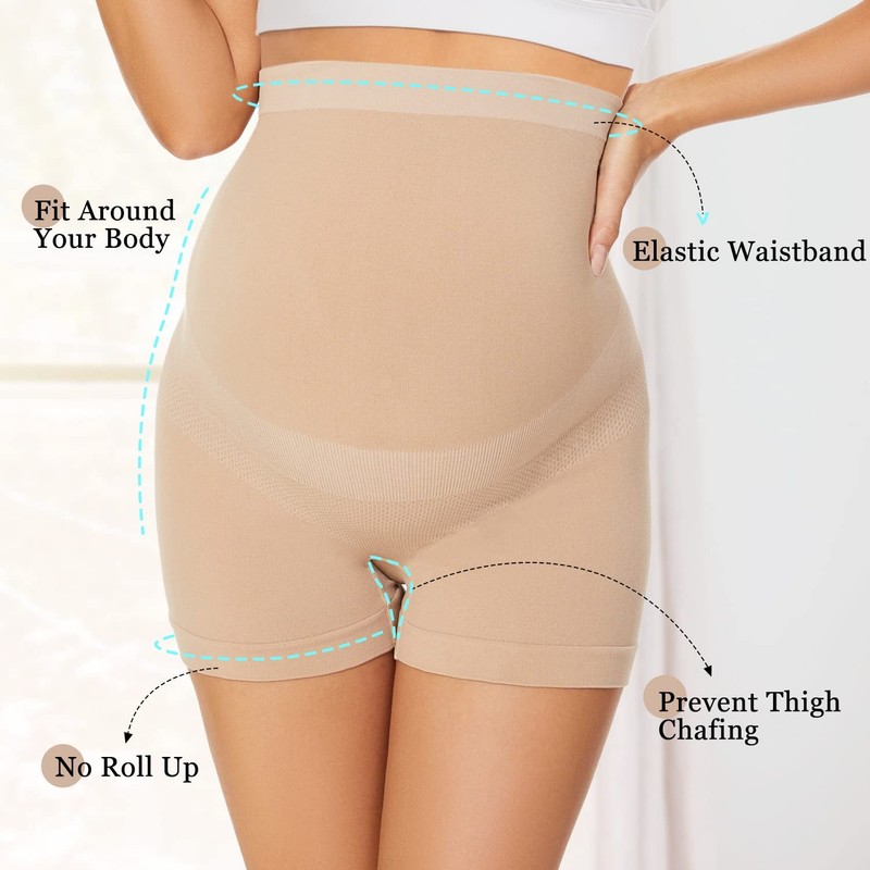 Boguish - Ropa interior para mujer, sin costuras, para embarazo,