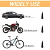 Car Wheel Tire Valve Caps, 4 Pack Spiked Aluminum Valve