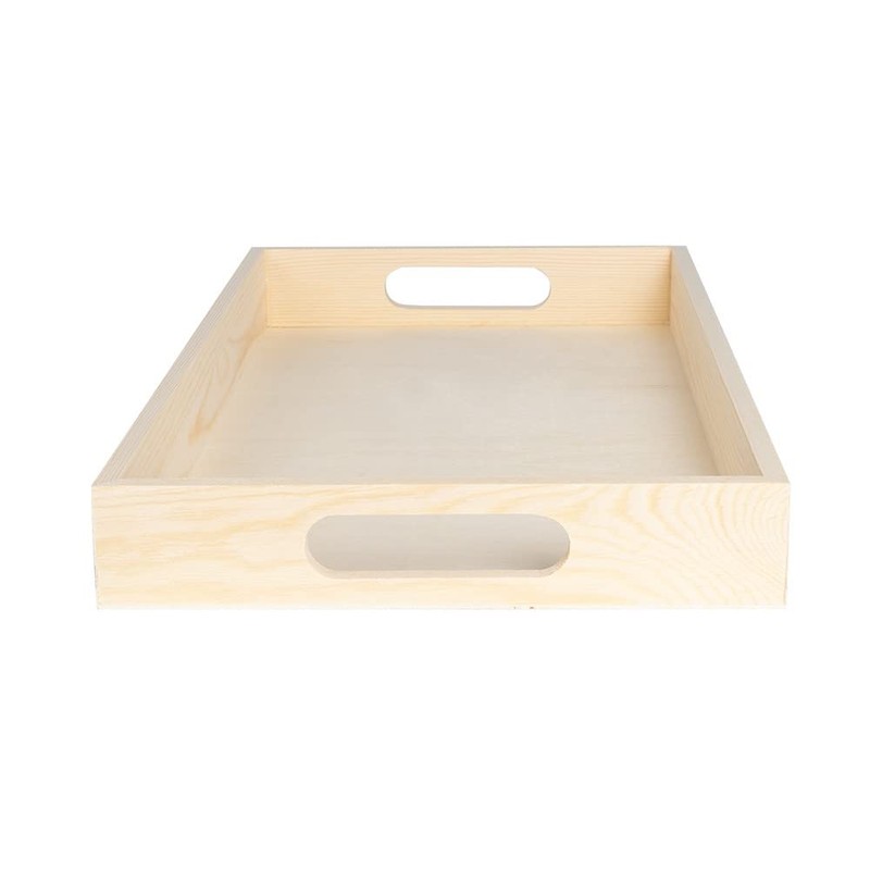 Ideen mit Herz Set of 3 Wooden Rectangular Trays Various