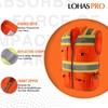 LOHASPRO Surveyor Safety Vest High Visibility Vest Heavy Duty Class