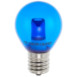 Ohm Electric LED Sign Bulb (Decoration/1.2W/1lm/Clear Blue/S35/E17)