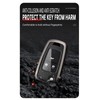 TECART Metal flip Key Fob Cover Fit for Chevy Camaro