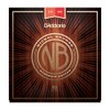 D'Addario NB1152 cuerdas de guitarra acústica de bronce de níquel,