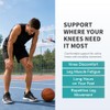 Vital Salveo-Sports and Outdoor Compression Long Knee Sleeve Support- Germanium