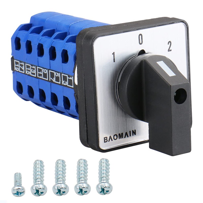 Baomain Change Over Rotary Cam Combination Switch SZW26-20/D505.5 AC 660V