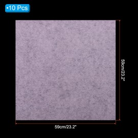 PATIKIL 23.2"x23.2" Flower Wrapping Paper, 10 Sheets Non-Woven Waterproof Florist Floral Bouquet Wrap Paper Korean Style for DIY Crafts Gift Packing, Bright Pink