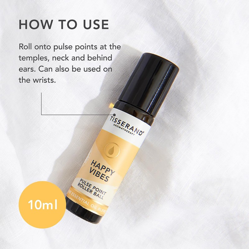 Tisserand Aromatherapy Happy Vibes Pulse Point Roller Ball