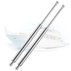 ARANA 𝟯𝟬𝟰 𝗦𝘁𝗮𝗶𝗻𝗹𝗲𝘀𝘀 𝗦𝘁𝗲𝗲𝗹 Boat Hatch Struts Spring 20 inch 150lb, C1608568 Marine Lift Shocks prop Stainless Steel for Heavy Duty RV Bed Tonneau Cover Trap Door Murphy Bed, 2 Pcs