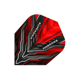 Harrows Supergrip Ultra Dart Flights | 5 x sets Darts Flights (15 Flights Total) I 100 Micron Dart Flights I Premium Extra Strong Made in UK I Professional Darts Accessories I Red Dart Flights