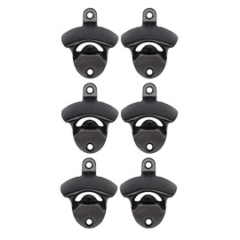 10PCS Abrebotellas de Cerveza Montado en la Pared para Bar KTV Hotel Black, Potente Magnético, Tamaño Compacto con un Inolvidable para los Amantes de las Bebidas y la