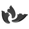 3Pcs/Set Surfboard Fin PVC Fiberglass Longboard Ocean Broad Thruster Fins