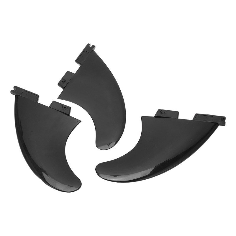 3Pcs/Set Surfboard Fin PVC Fiberglass Longboard Ocean Broad Thruster Fins