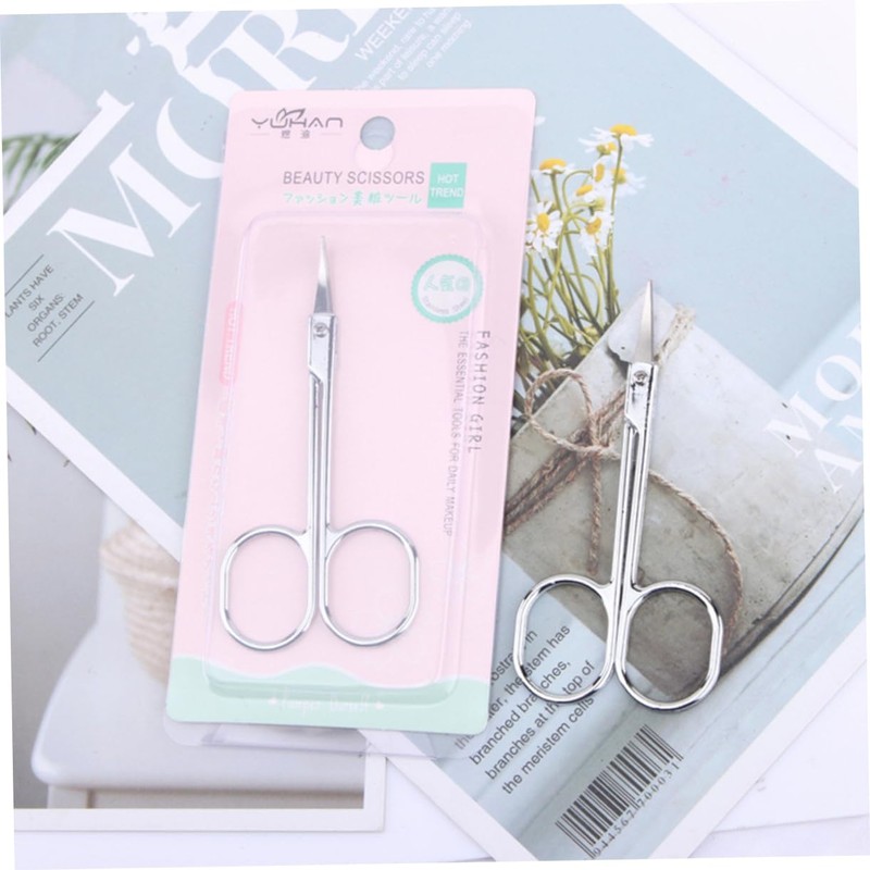 minkissy 18 Pcs Eyebrow Vibrissa Eyebrow Cutter Eyebrow Tool Stainless