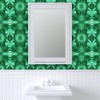 Spoonflower Commercial Grade Wallpaper Swatch - Malachite Plus Large Scale