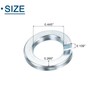 sourcing map 7/8" Split Lock Washer, 10Pcs Carbon Steel Spring