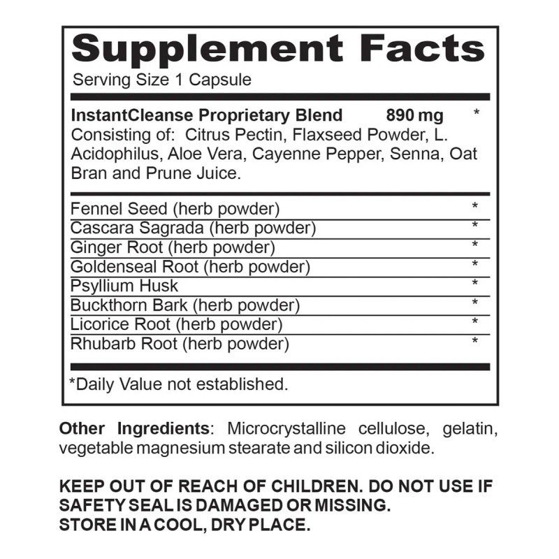 Cleanse Complete Limpieza Triple Fuerza Colon 90 Cápsulas