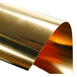 0.4 x 100 x 200mm C17200 Beryllium Bronze Thin Sheet Foil Plate