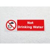 Not Drinking Water Sticker Waterproof Outdoor Vinyl Sticker 150 x