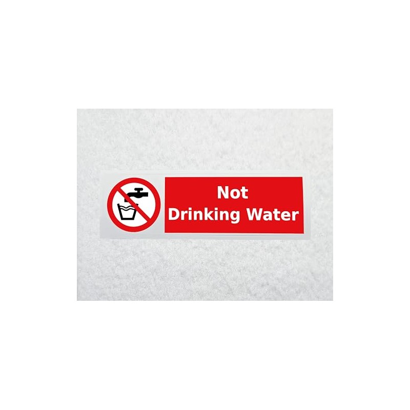 Not Drinking Water Sticker Waterproof Outdoor Vinyl Sticker 150 x