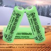 Yibatopow 4 Packs AA Ni-MH 1.2V Rechargeable Batteries,Double A 1000mah