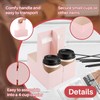 MAQIHAN 2 Cup Drink Carrier with Handle - 12Pcs Disposable