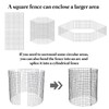 30 Pcs 24'' x 12'' Large Wire Plant Protector from
