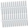 30Pcs Vertical Blind Top Hangers Double Hole Holders for 127Mm