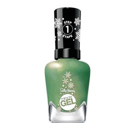 Sally Hansen Miracle Gel™, Under the Tree, Long Lasting, Gel-Like Formula, No UV Lamp Needed, Green Glitter Nail Polish | Sally Hansen