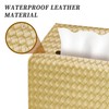 NiHome PU Leather Tissue Box Cover for Kleenex Hand Towels,