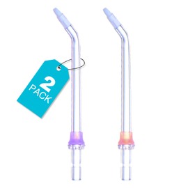 2PCS Replacement Orthodontic Jet Tips for Binefia Cordless Water Flosser (HF-2), Replacement Orthodontic Nozzles for Binefia Oral Irrigator (HF-2), Replacement Heads for Binefia Dental Flosser (HF-2)