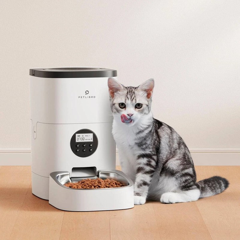 Petlibro PL-AF001-01W 4L Automatic Dog & Cat Feeder, White-Certifie
