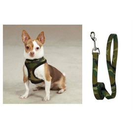 Zack & Zoey Soft Anti Pull Chest Plate Harness & Lead Combos for Dogs Matching Dog Sets !(Large Reflective Pawprint)
