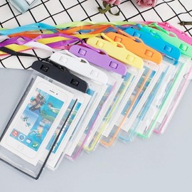 Luminous Waterproof Smartphone Pouch for Swimming White Luminous Waterproof Pouch 5ea