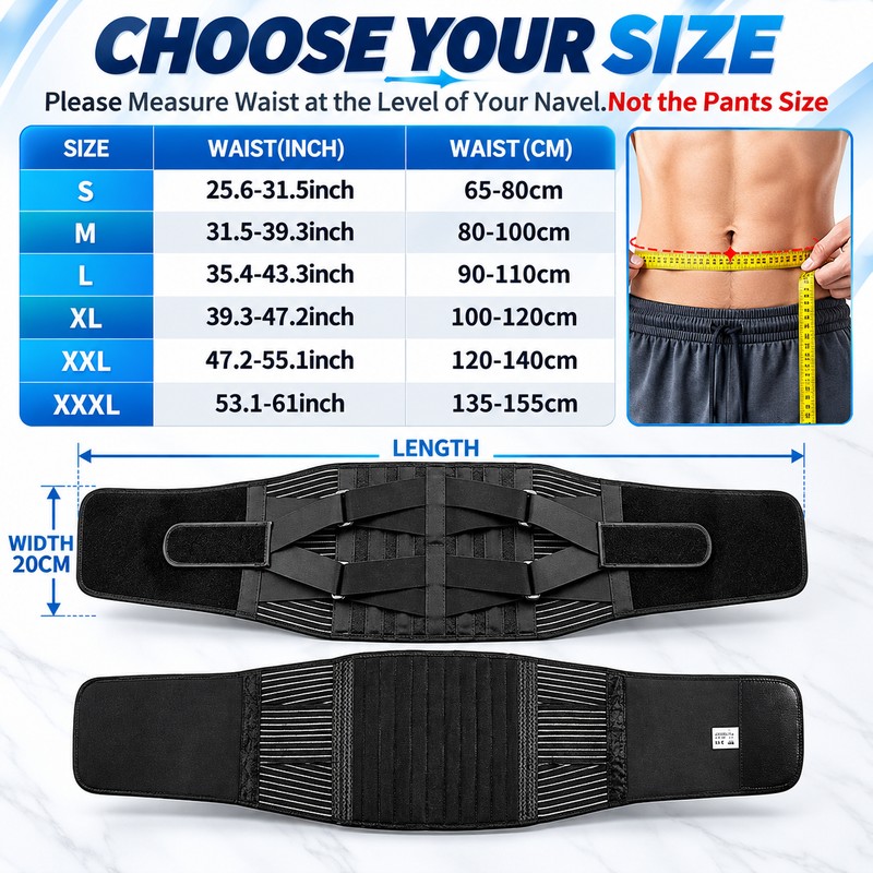 Umbilical Hernia Belt for Abdominal Support – Lumbar Support Belt