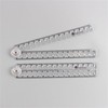 Clear Acrylic Folding Ruler Straight Ruler for Student Teachers, Math