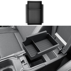 ECOZEN 2026 Kicks Center Console Organizer - For 2025-2026 Nissan Kicks Console Organizer Storage Tray Compatible with 2025 2026 Kicks(S/SV/SR) Accessories Armrest Organizer ABS