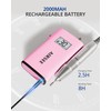 AIRSEE Rechargeable 30000RPM Electric Nail Drill Professional Portable E File
