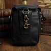 Men's Genuine Leather Small Messenger Shoulder Bag sattyerubagguhukkuuesutobaggu Multi-function Bag