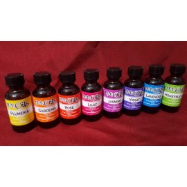 A&E Oils Pure and Natural Therapeutic Fragrance Essential Oils 8 glass bottles