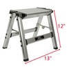 Quick Products QP-FOSS Slim-Profile Easy Folding One-Step Stool - 200